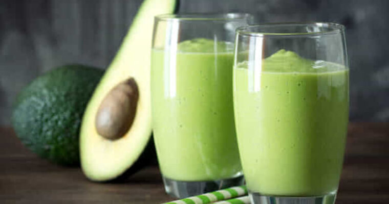 Batido de aguacate y jengibre