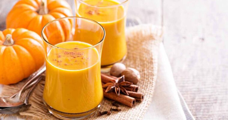 Batido de calabaza y canela